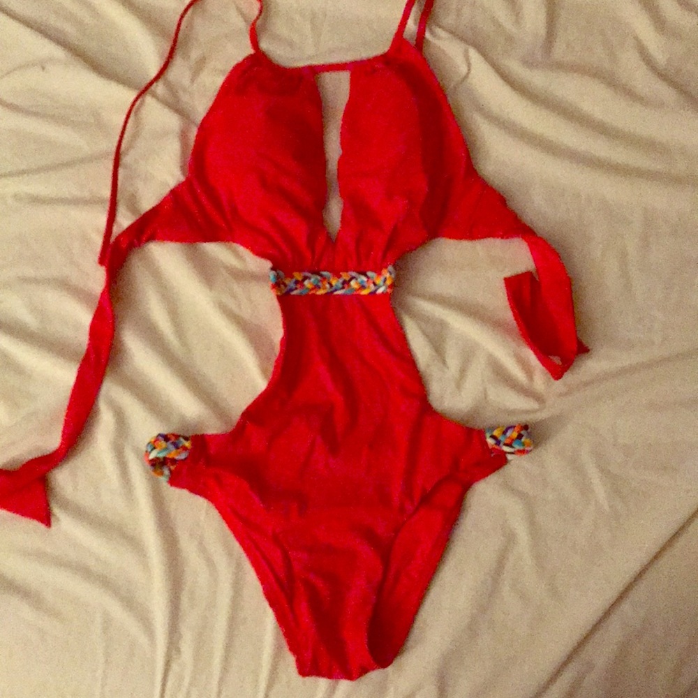 Red Monokini